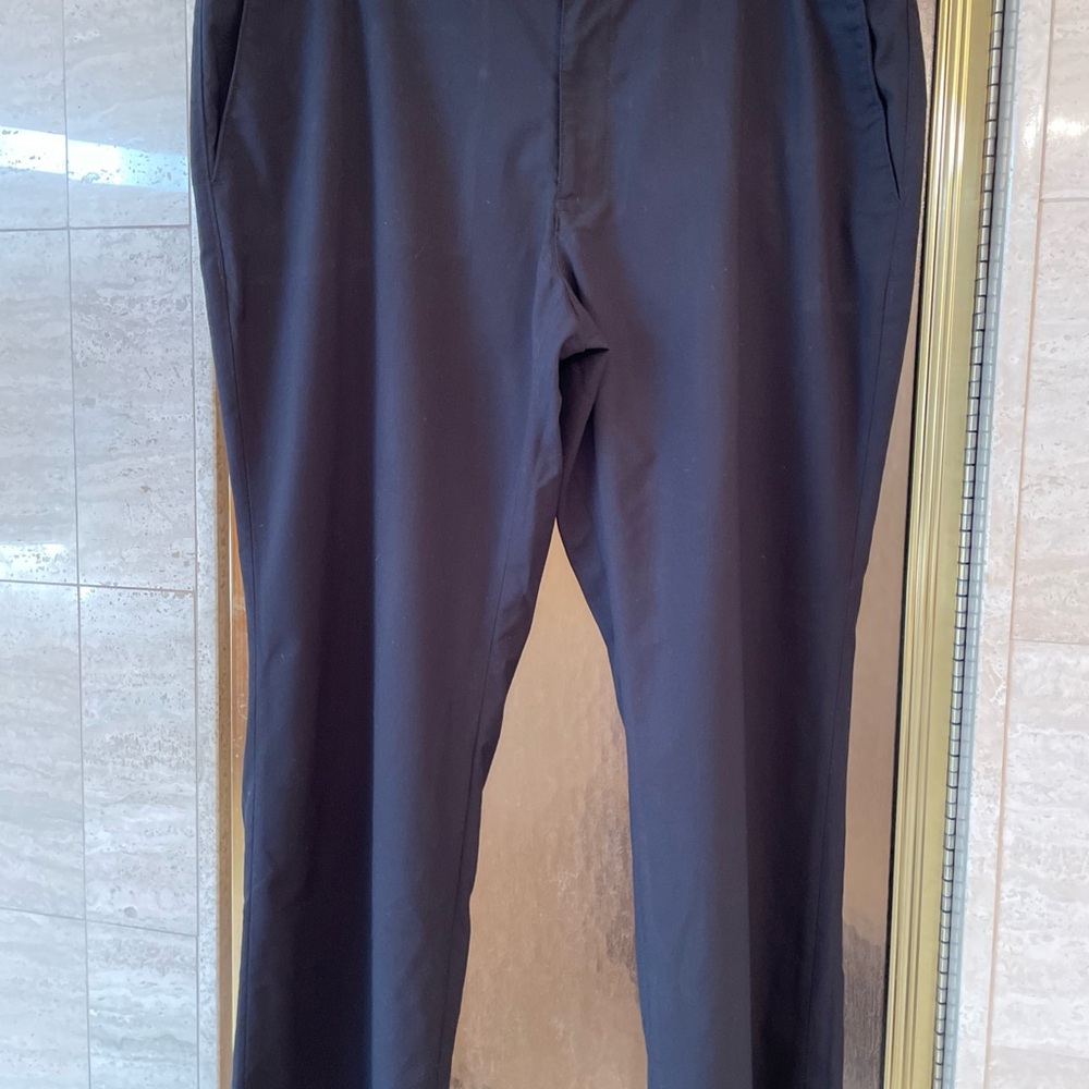 MEN'S KILBURNE & FINCH BLACK Stretch Fit DRESS PANTS Size 42 waist x 30 long